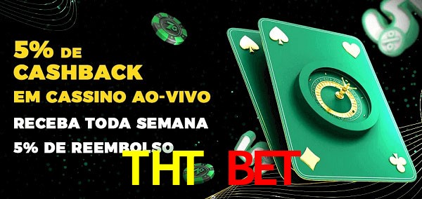 Promoções do cassino ao Vivo THT BET