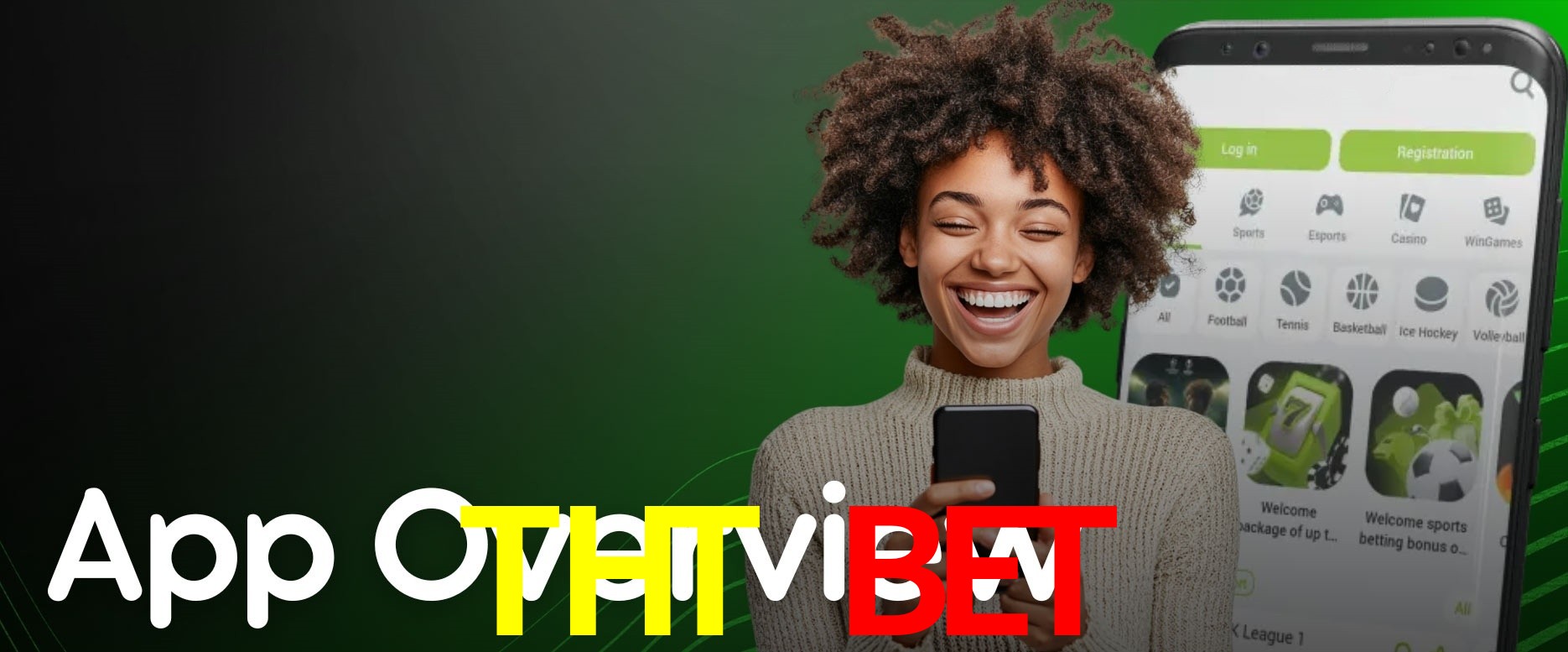 APP oficial da THT BET para mobile